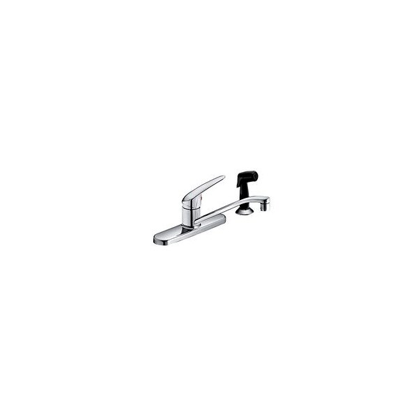 Chrome One-Handle Kitchen Faucet